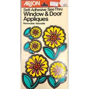 Arjon vintage flower stickers